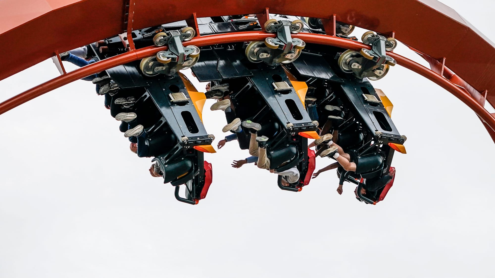 Dorney Park holds Media Day for Iron Menace on Wednesday, April 17, 2024. Photography by Donna S. Fisher for LehighValleyNews