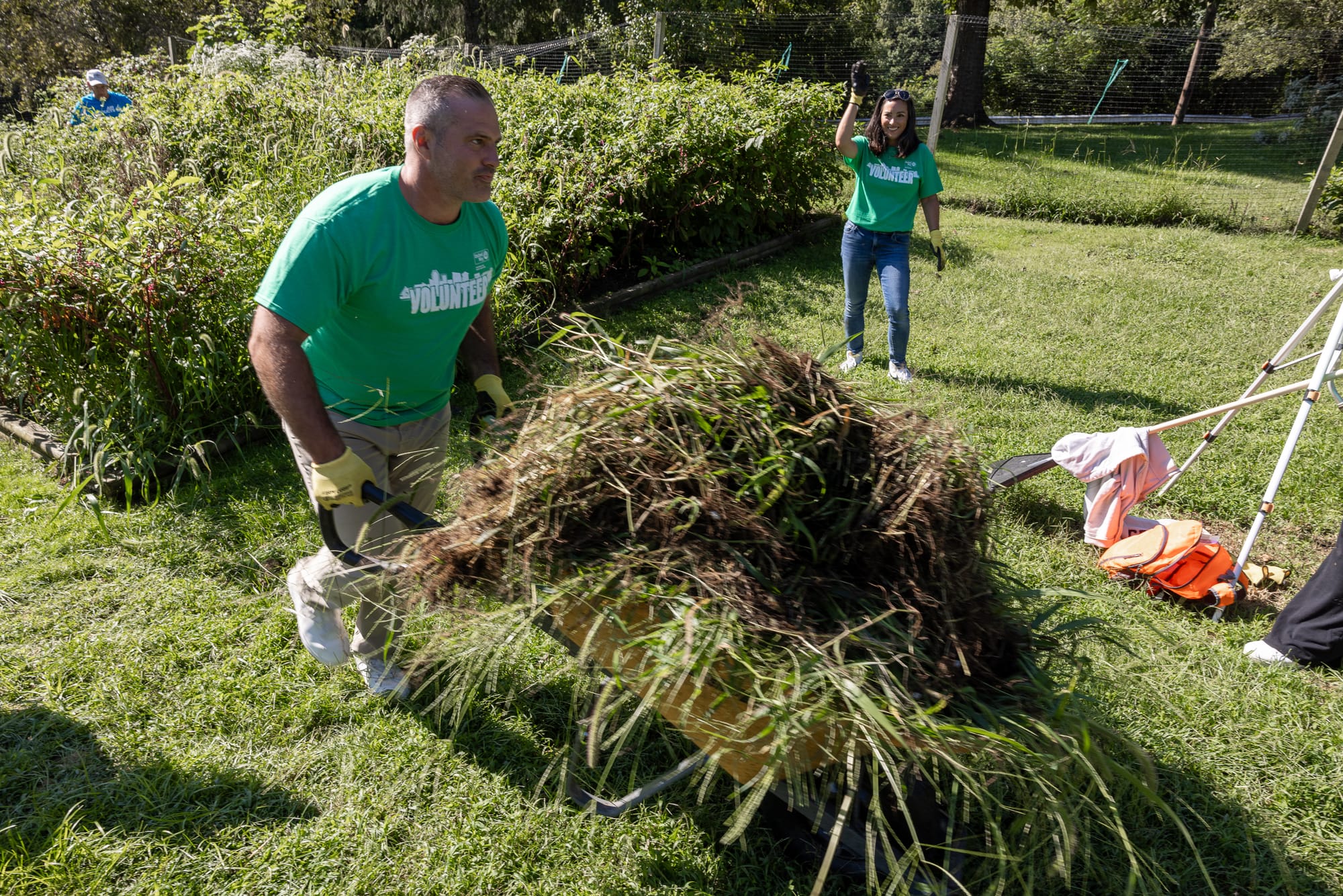 Volunteers were working during the United Way's 30th annual Day of Caring on Sept. 14, 2023.