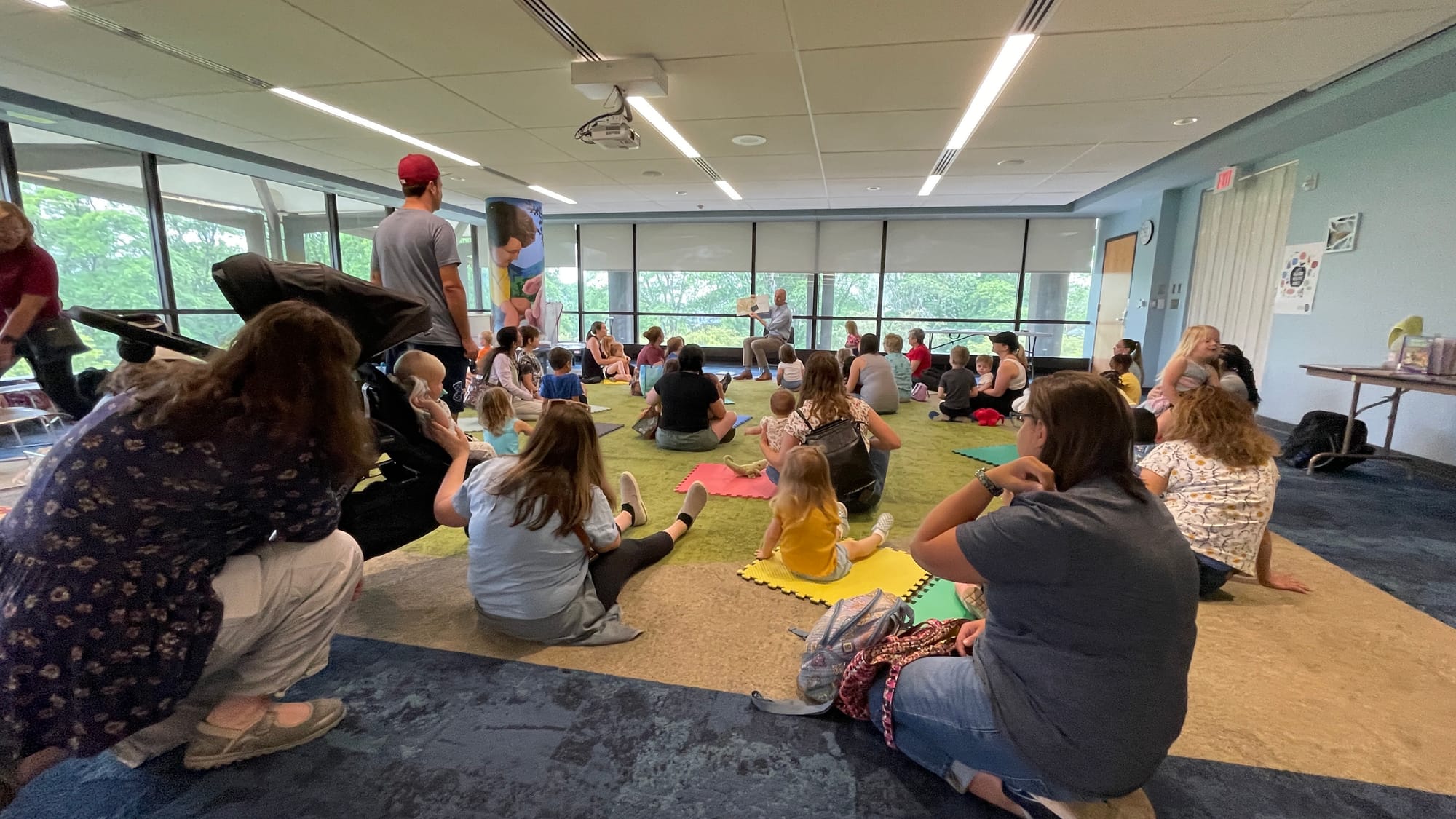 Bethlehem Mayor J. William Reynolds reads to kids. Bethlehem Area Public Library plans to host more Storytime events on Monda