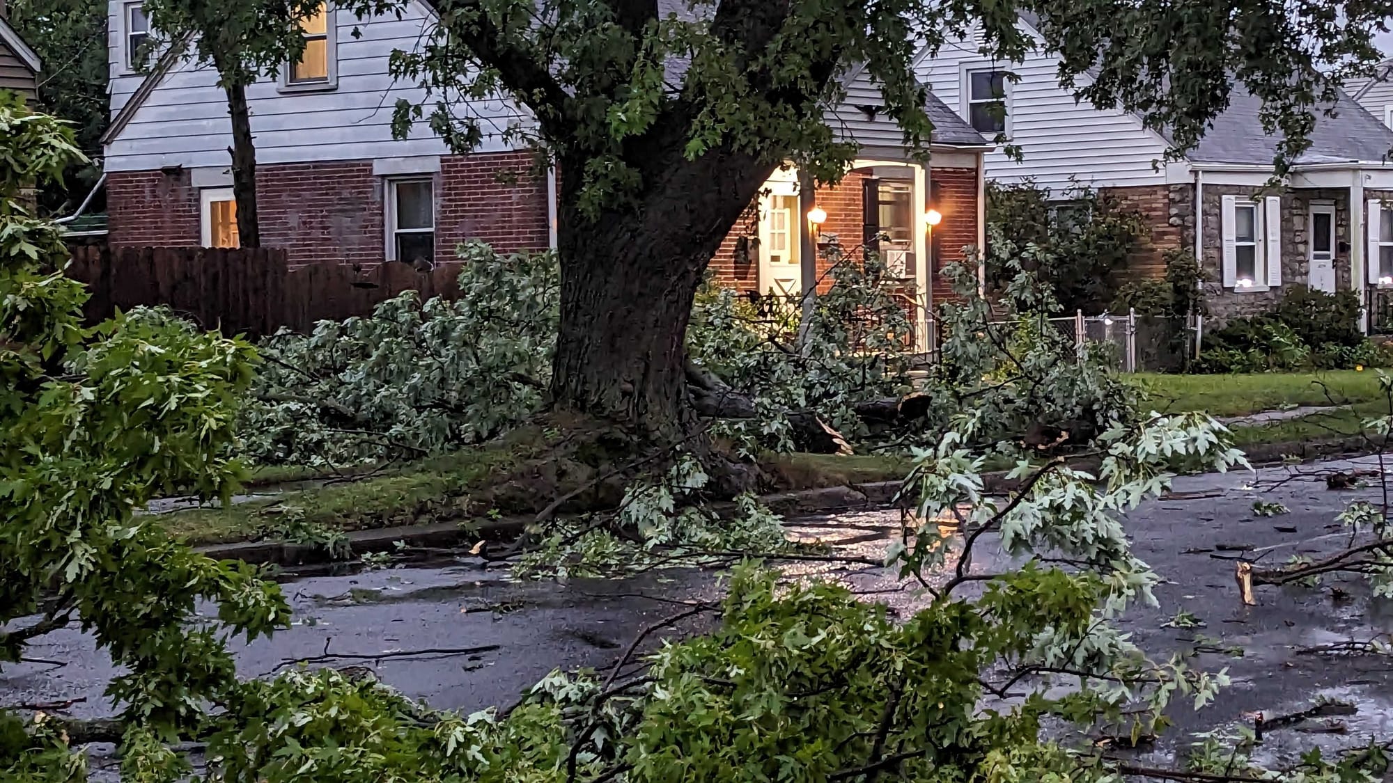 Ulster St and E Fairmont, in Allentown, on August 7, 2023.