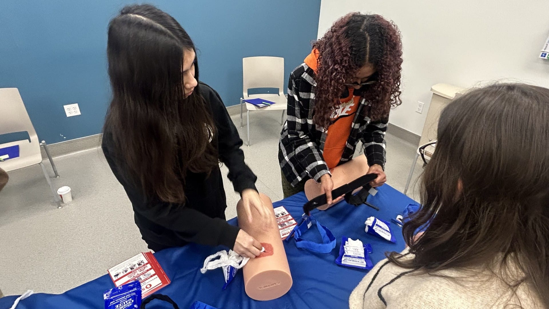 Deanna Marie Martin, 11th Grade Executive Academy, (left) and Jinessa Gonzalez, 12th Grade at Building 21 Allentown, (right) 