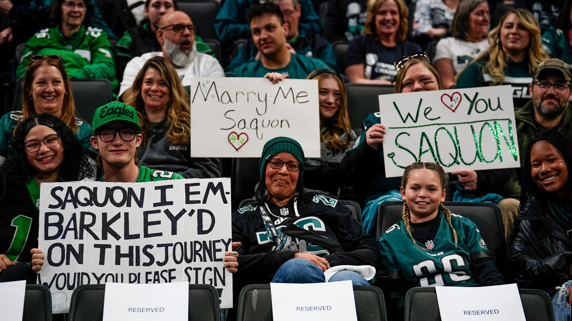 A Lehigh Valley celebration for Philadelphia Eagles running back Saquon Barkley was held at PPL Center in Allentown, Pa. on S