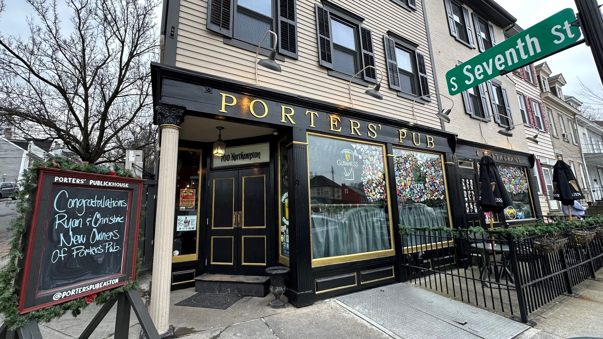 Porters' Pub has officially passed from the Porter brothers to Ryan and Christine Piper, but the beloved bar will maintain al
