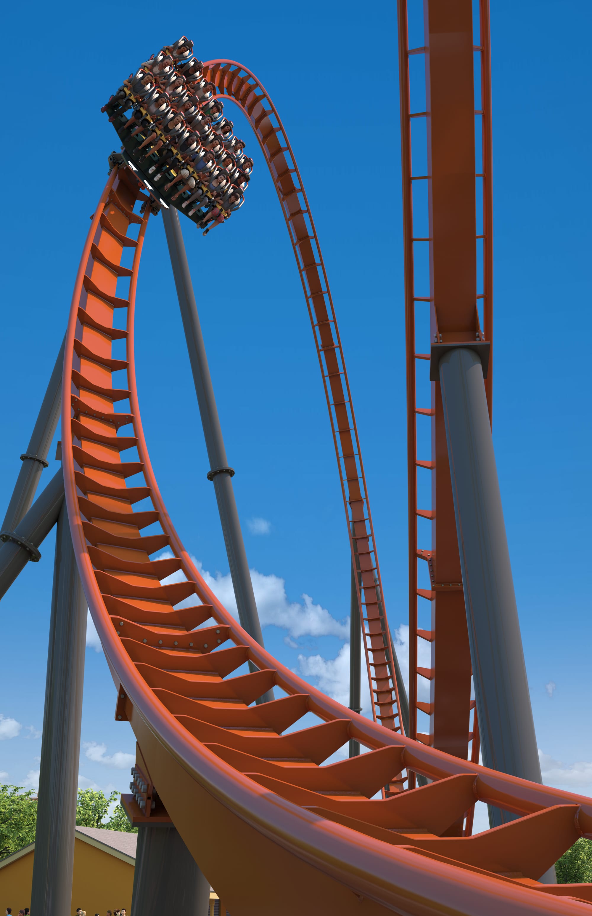 The Iron Menace roller coaster coming to Dorney Park in 2024.