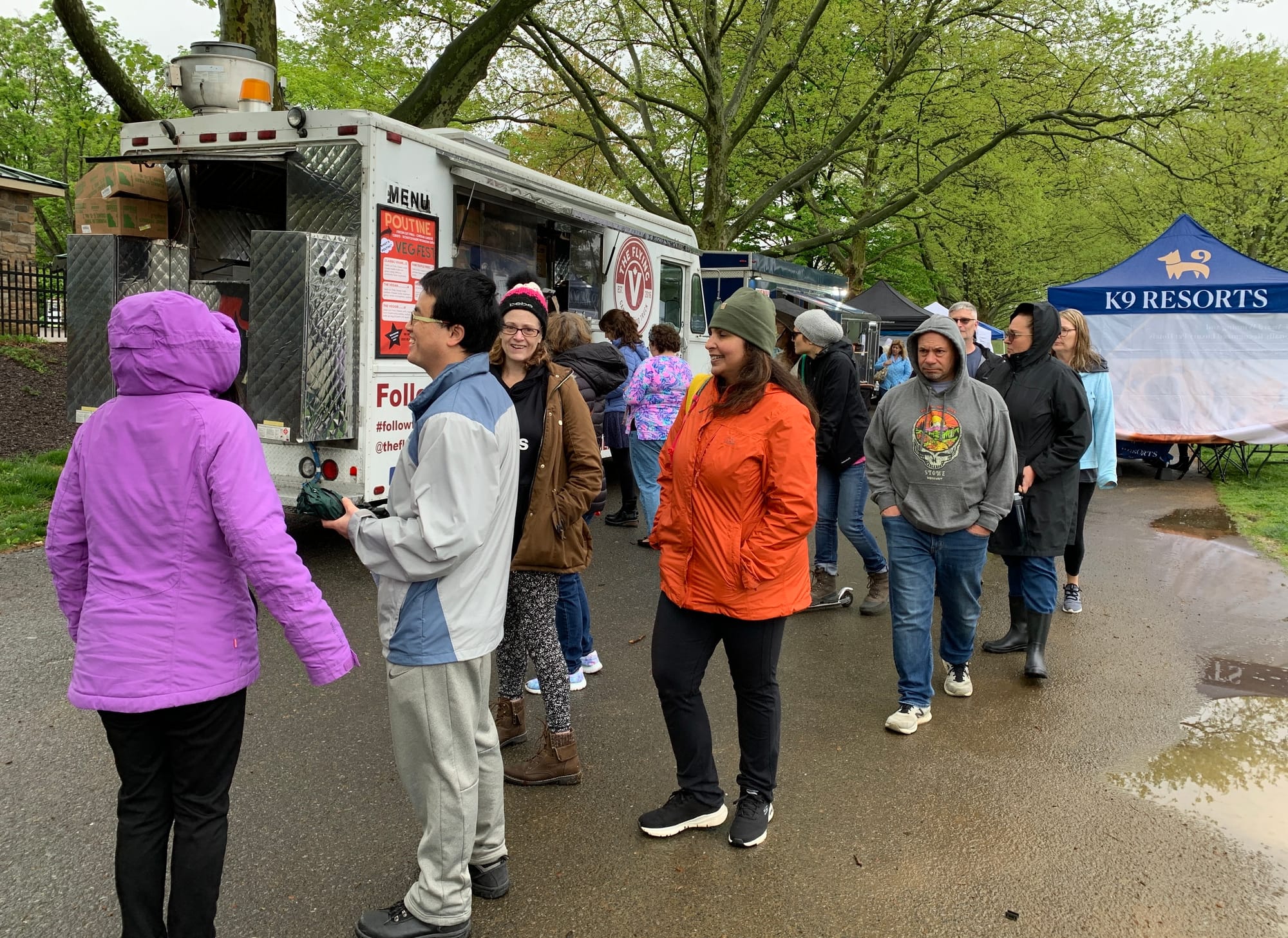 The crowd at Allentown's VegFest.