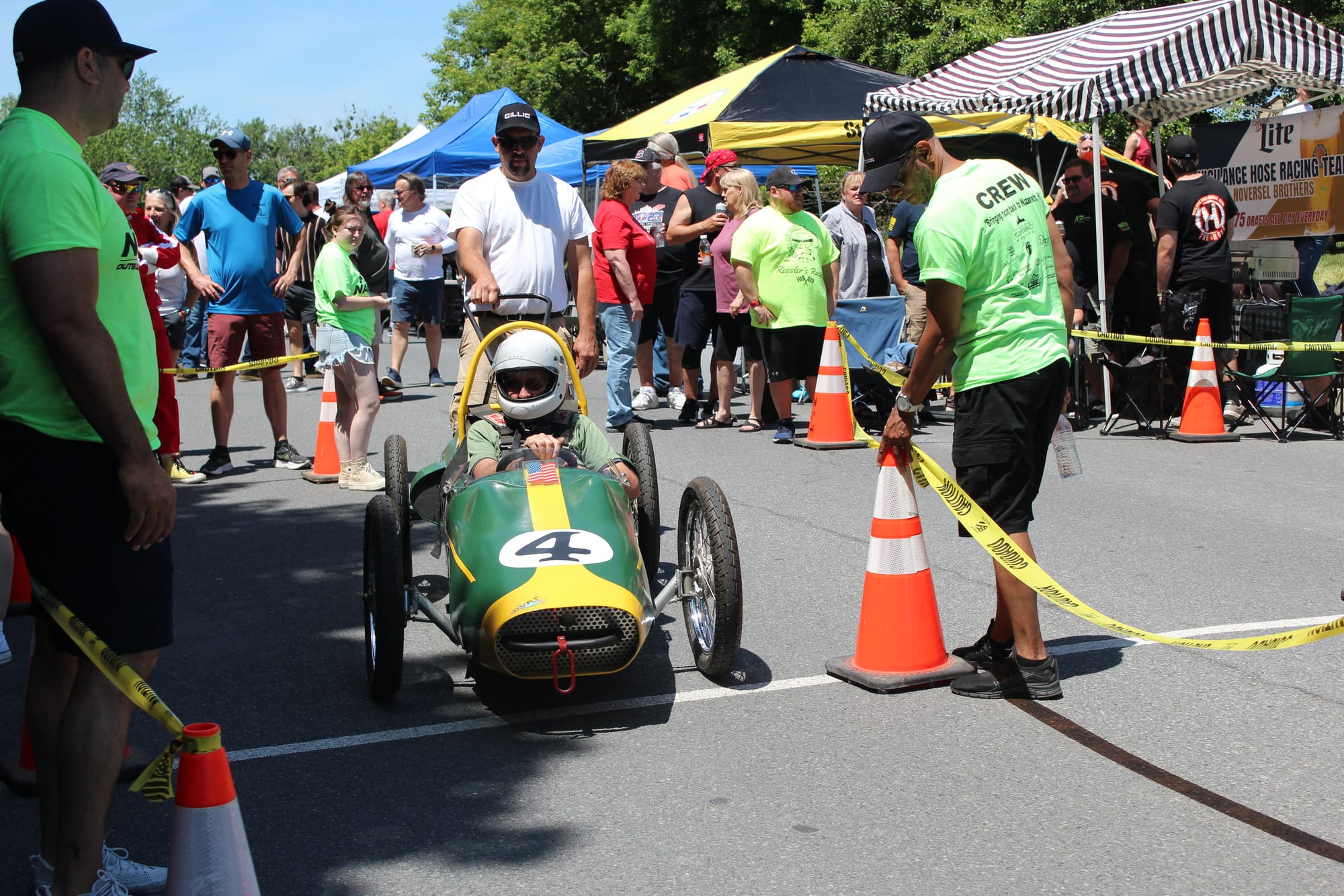 Organizers say 25 cars raced in the 7th iteration of the Nazareth Adult Soap Box Race, putting a spotlight on the area's raci