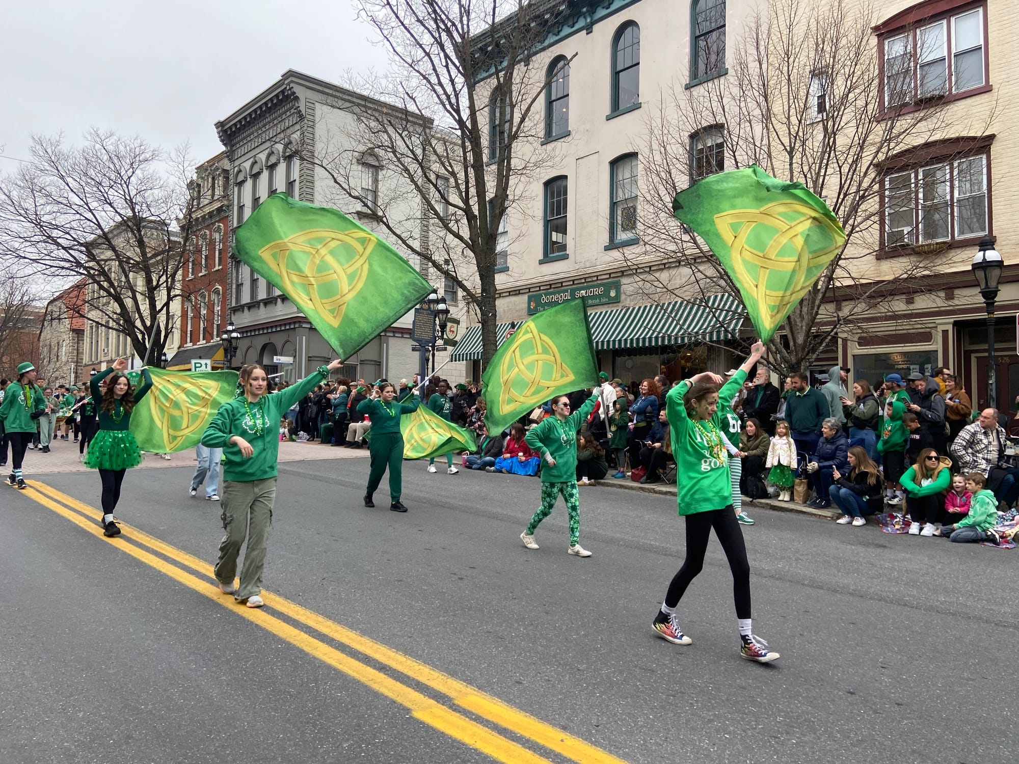 The Parade of Shamrocks, hosted by Celtic Cultural Alliance, kicked off at 1 p.m. Saturday, winding its way through the city’