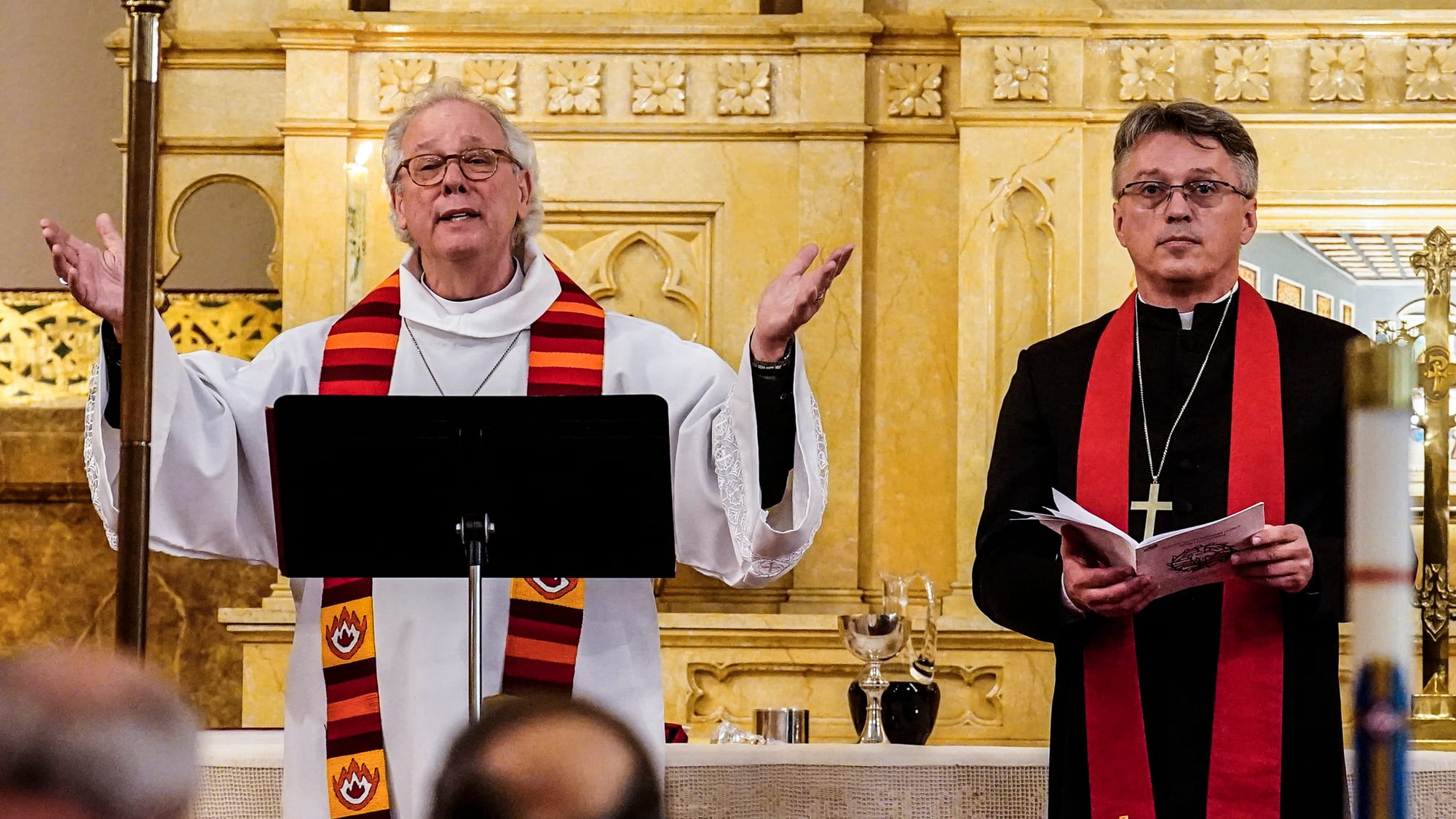 A Thanksgiving and Leave-Taking service was held at St. John's Windish Evangelical Lutheran Church in Bethlehem Sunday, April