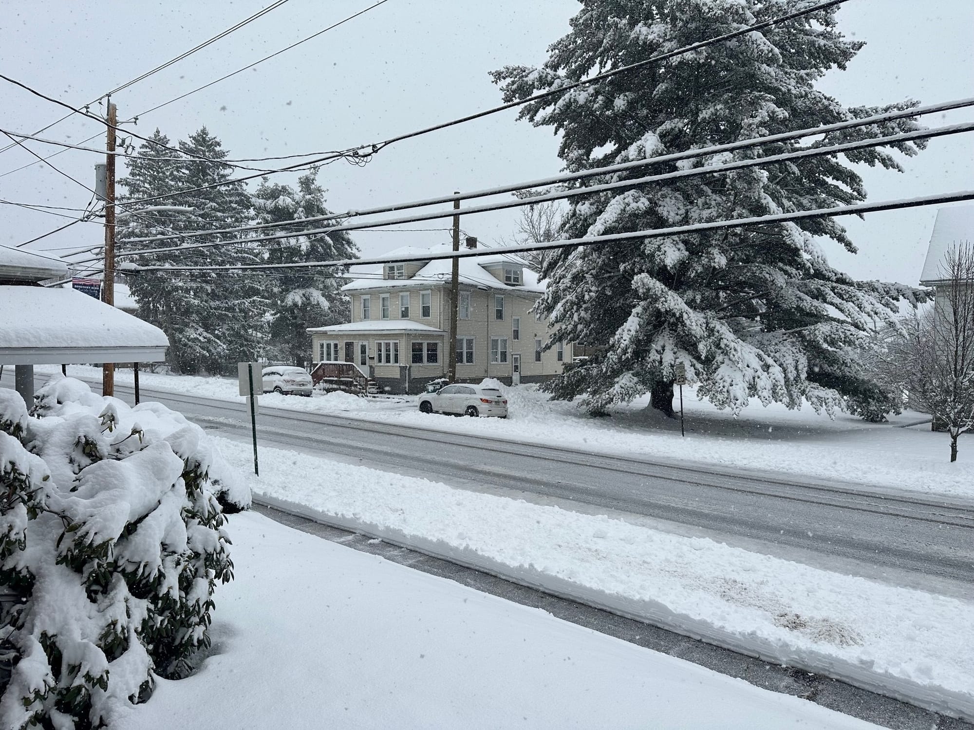 Up to 9 inches of snow covered parts of the Lehigh Valley, according to the National Weather Service