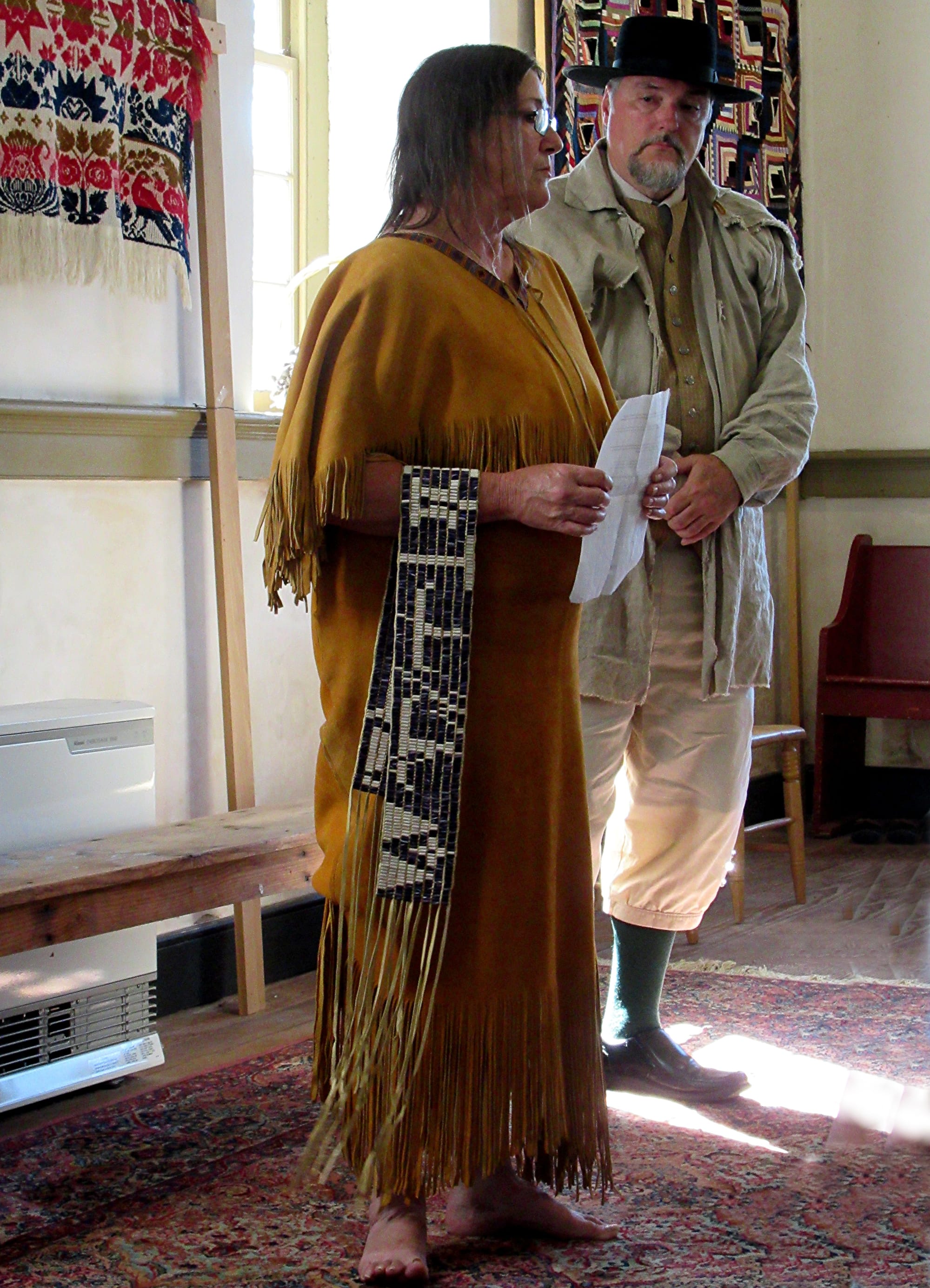 "The Walking Purchase Healing Journey” took place Sept. 21, 2019. Members of the Lenape Nation of Pennsylvania and the Bachma
