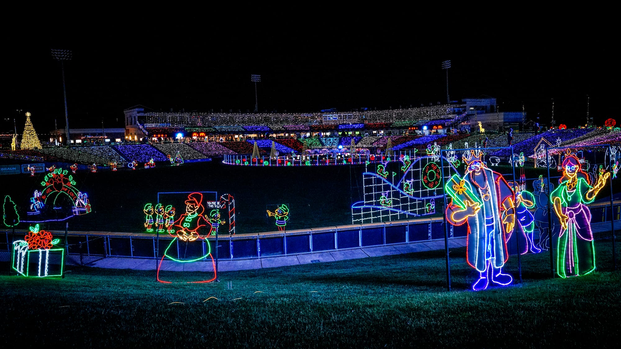 The Lehigh Valley IronPigs are hosting Illumination, a display of brilliant lights throughout Coca-Cola Park as they start th