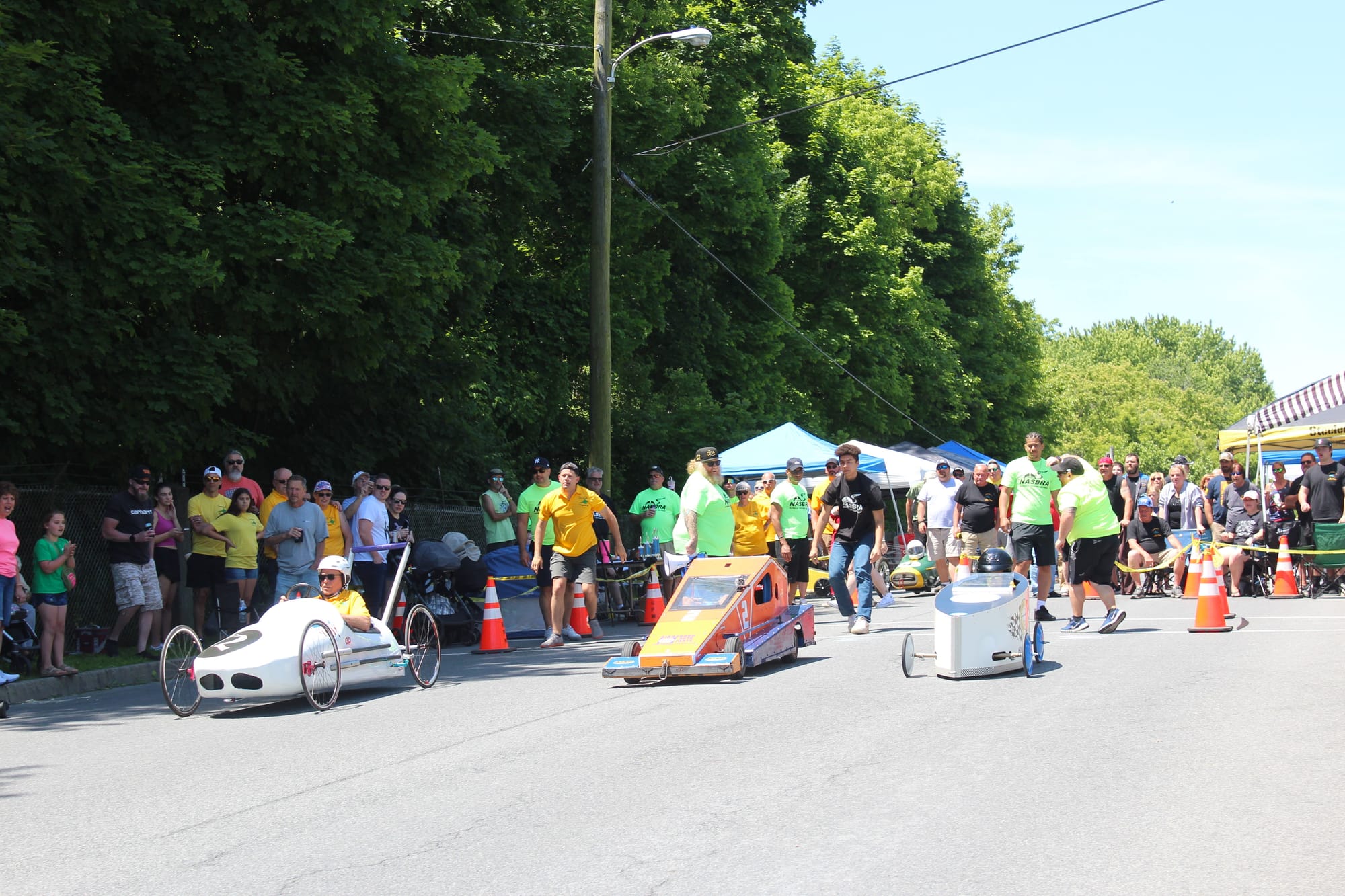 Organizers say 25 cars raced in the 7th iteration of the Nazareth Adult Soap Box Race, putting a spotlight on the area's raci