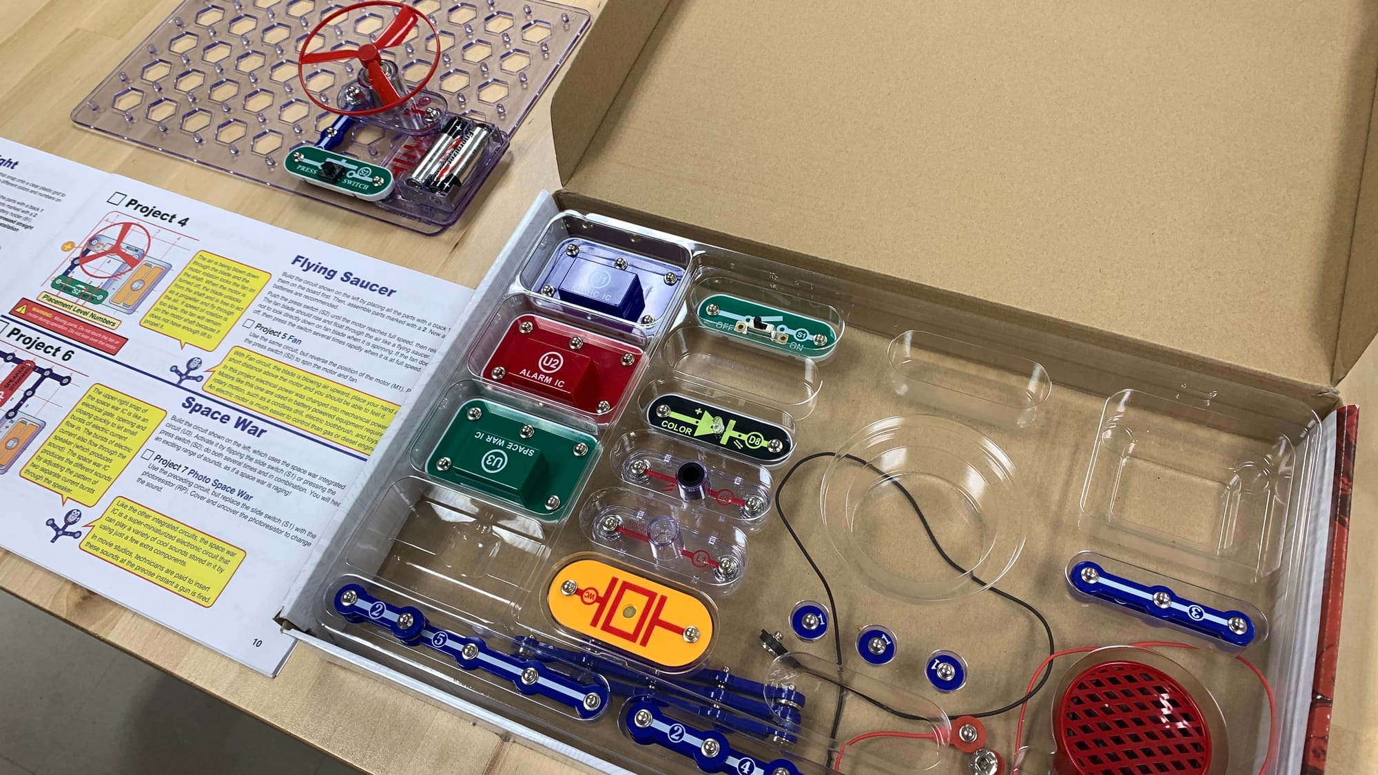 One of the learning tools at the makerspace.