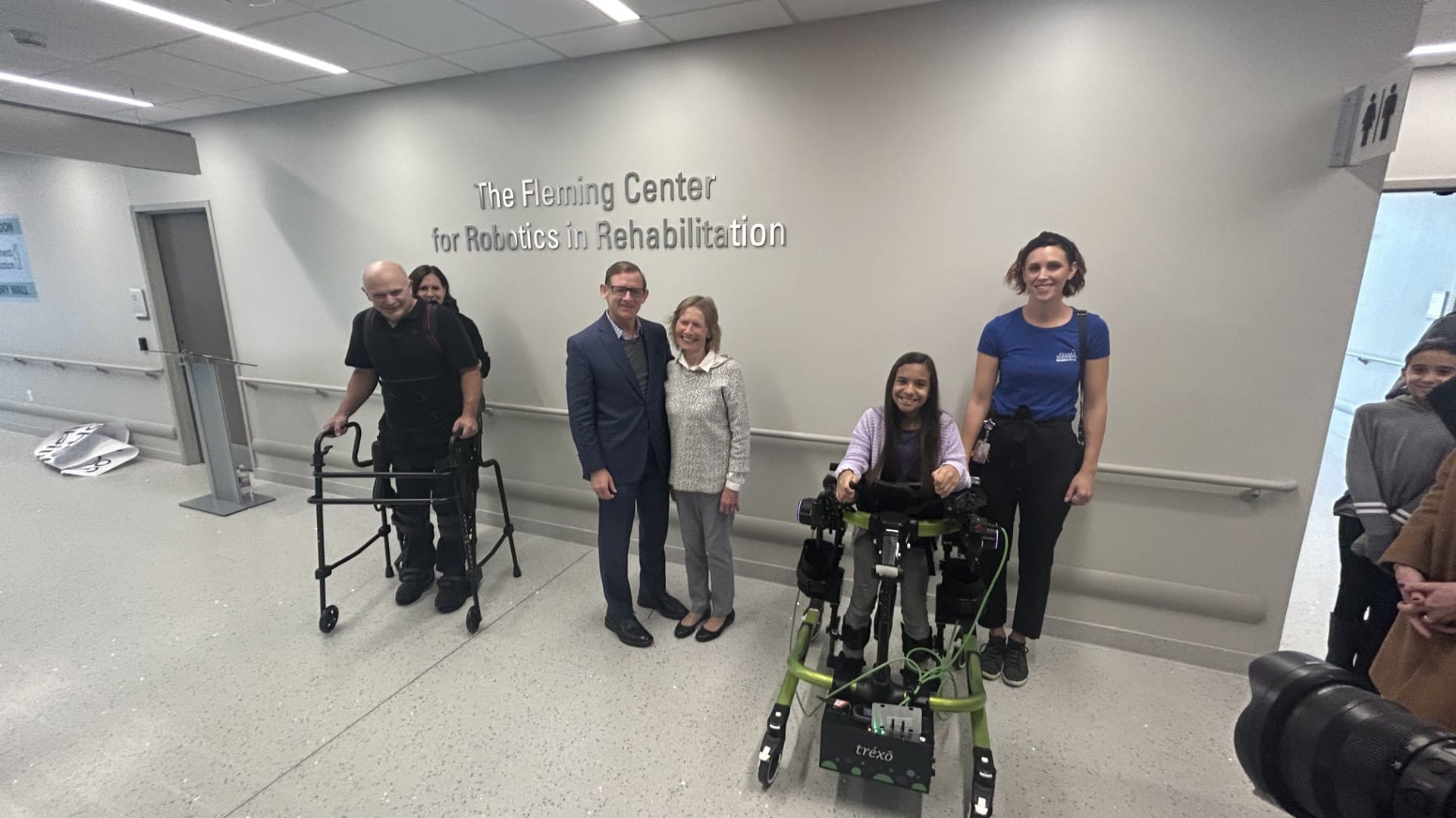 The Fleming Center for Robotics in Rehabilitation opened at Good Shepherd Rehabilitation Hospital in Center Valley, Thursday,