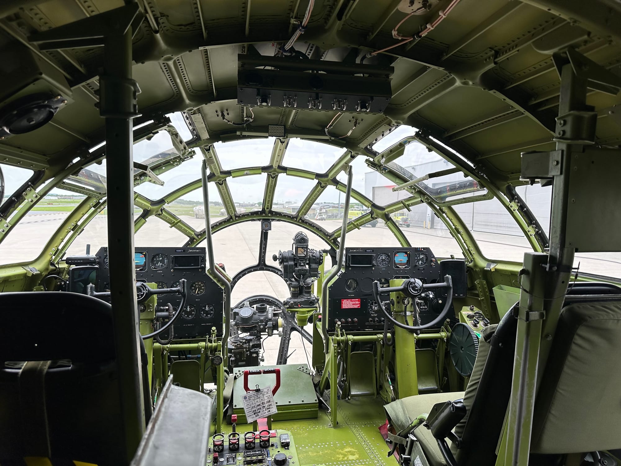 One of the only two remaining B-29 Superfortress bombers still airworthy today opened for ground and cockpit tours, as well a