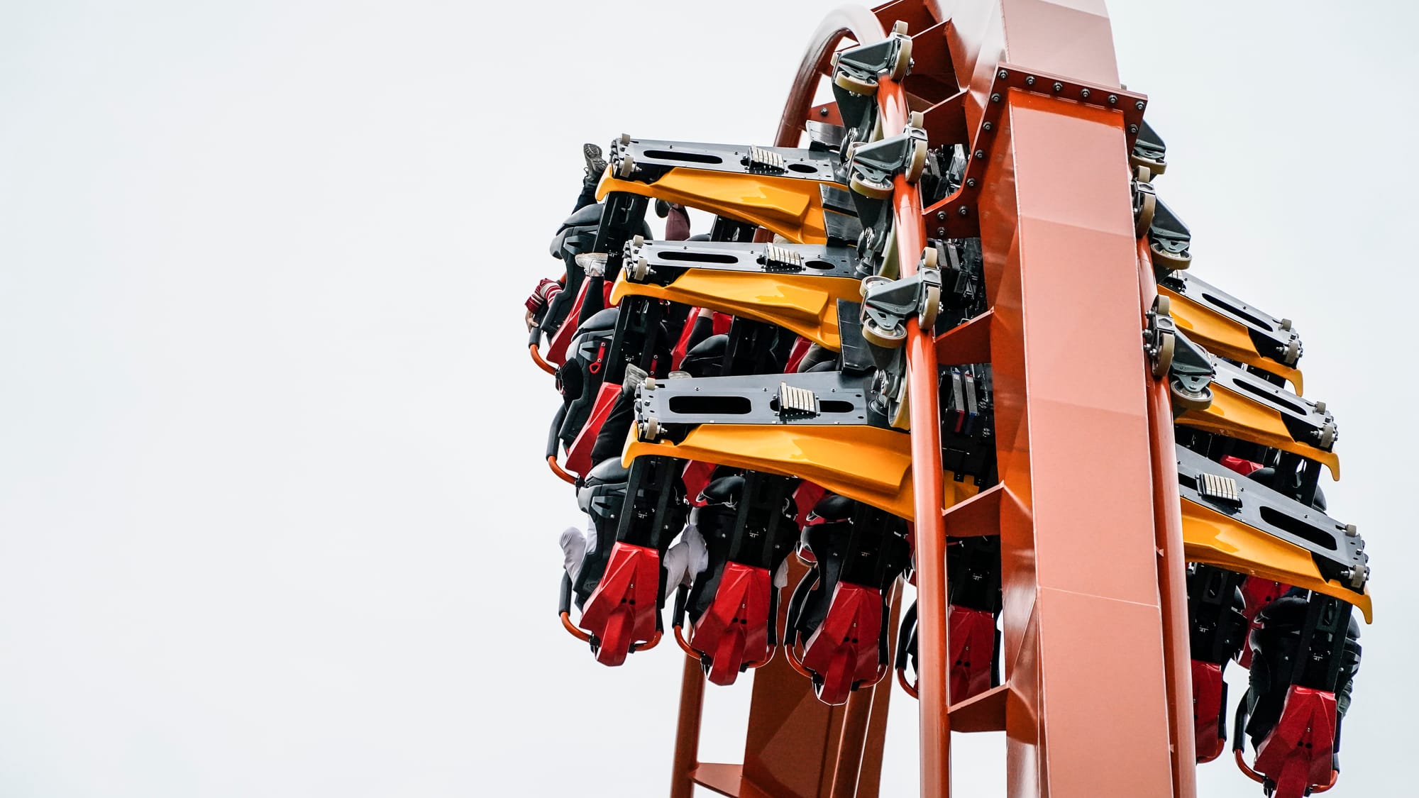 Dorney Park & Wildwater Kingdom held a ribbon-cutting ceremony Wednesday for Iron Menace, the Northeast's first-ever "dive" r