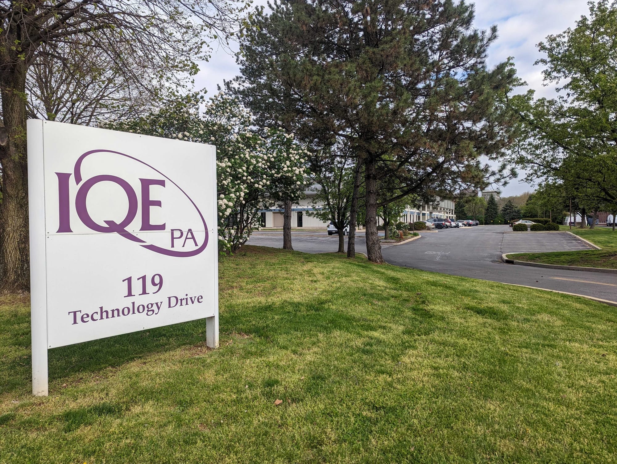 The four-acre site at 119 Technology Drive in Bethlehem. The site is occupied by IQE, a U.K.-based global supplier of semicon