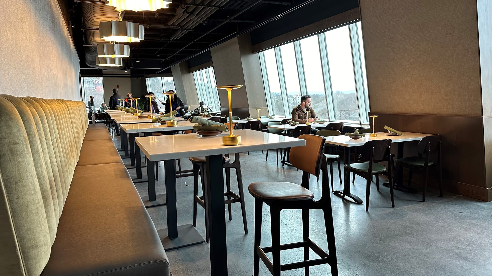 Thyme Rooftop Grille sits atop The Commodore.