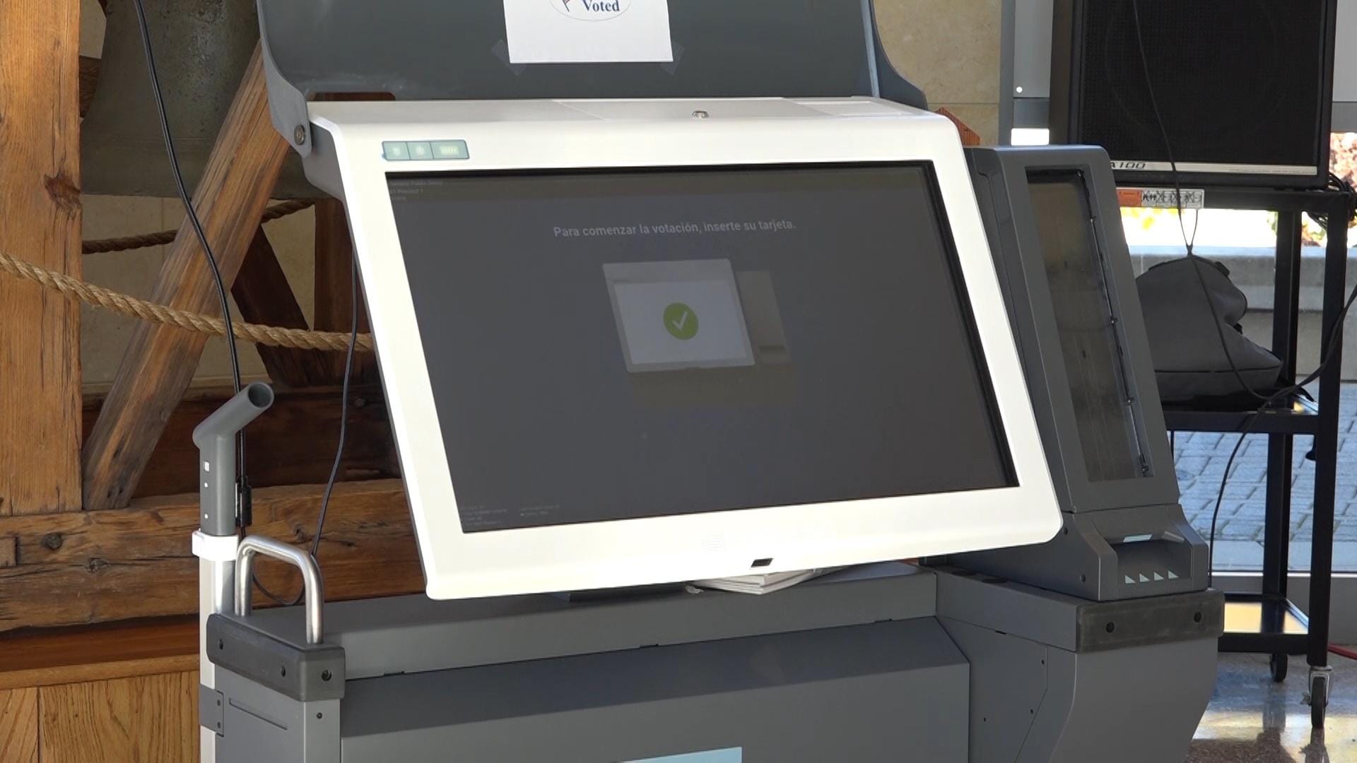 Spring-Election-voting-machine