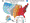 Weather map of the U.S. 