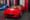 A red Ferrari at the 2024 Lehigh Valley Auto Show