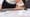 Senior woman falling down at home 