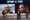 An election campaign billboard for the Likud party shows its leader, Prime Minister Benjamin Netanyahu (left), and opposition party leader Yair Lapid, in Ramat Gan, Israel, days be...