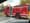 Fire truck at the evacuation site