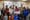 William Allen students pose with HVAC grant check 
